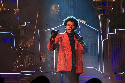 Super Bowl performance by The Weeknd