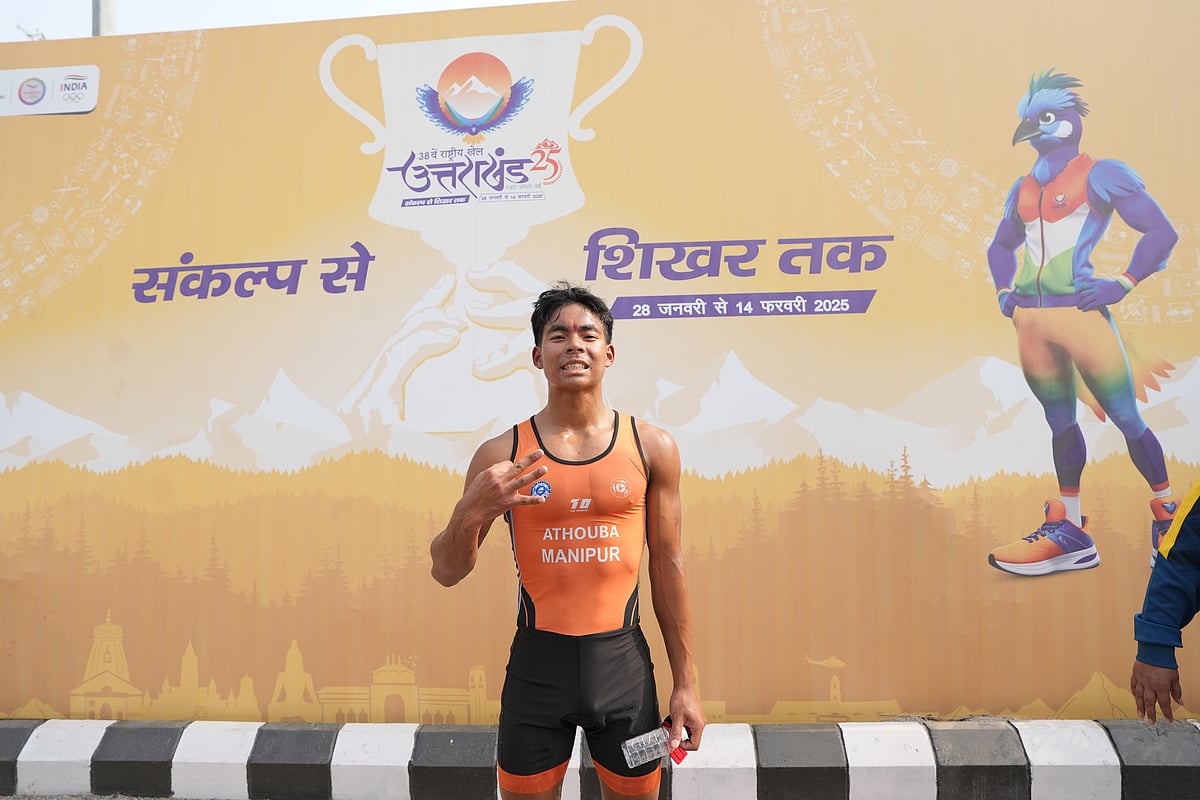 Special Arrangement : Manipur's Sarungbam Athouba Meitei won the gold medal.