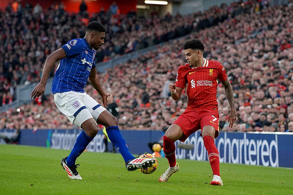 English Premier League: Liverpool vs Ipswich Town