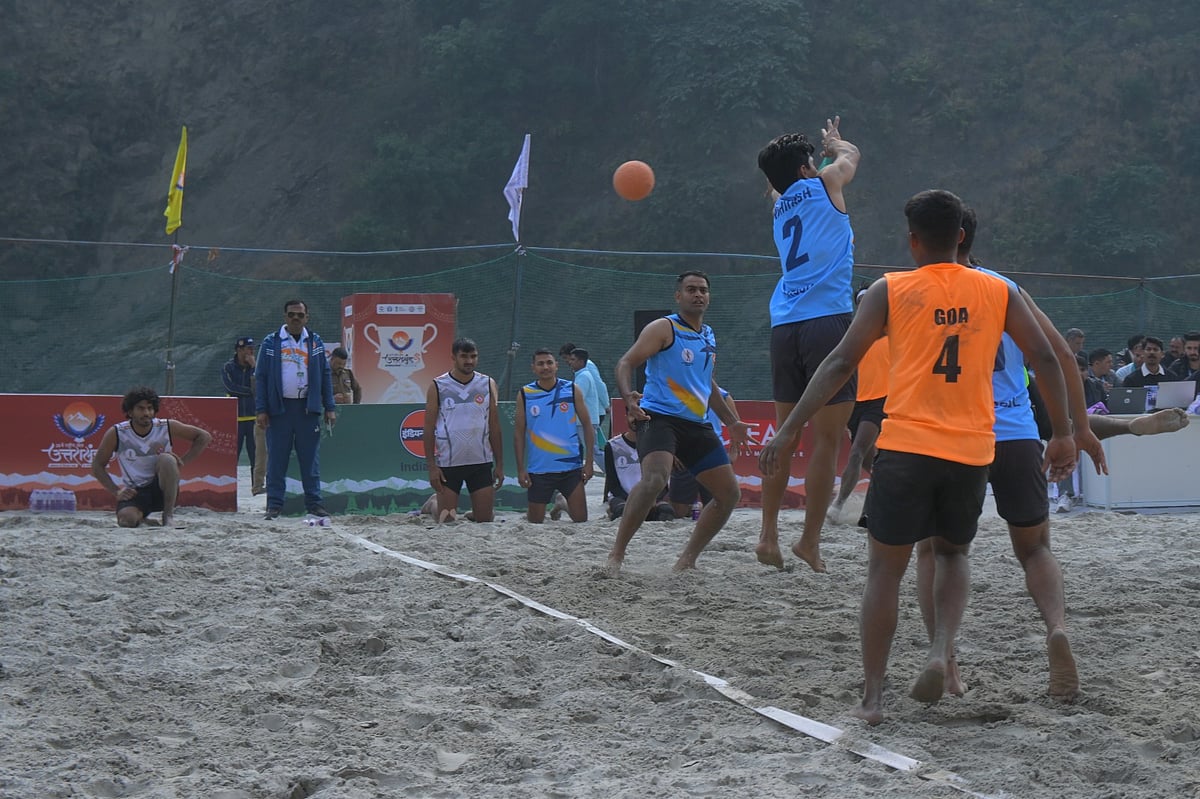 SAI : Beach Handball At 38th National Games.
