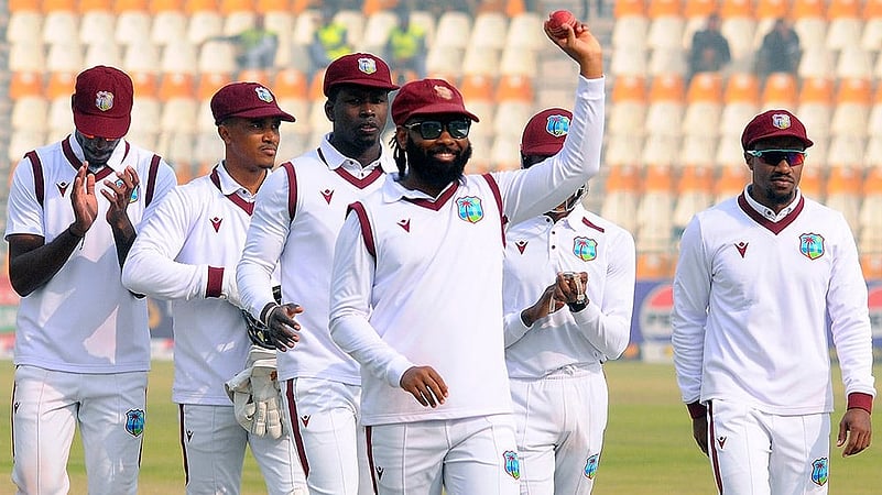 Pakistan Vs West Indies 1st Test Cricket Day 3 photos: Jomel Warrican