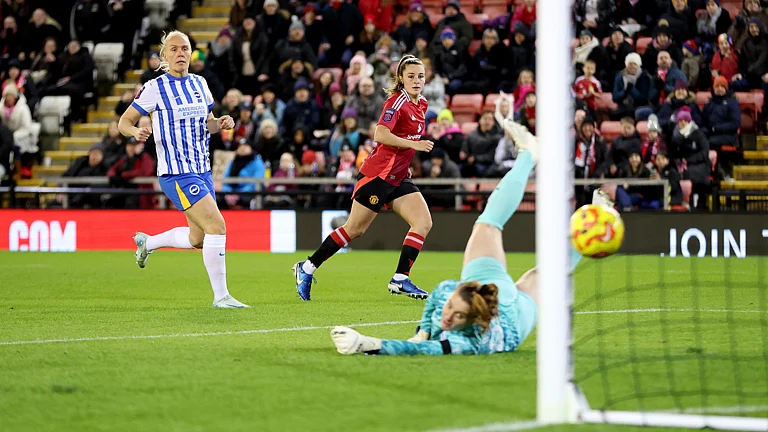 Manchester United forward Ella Toone - null