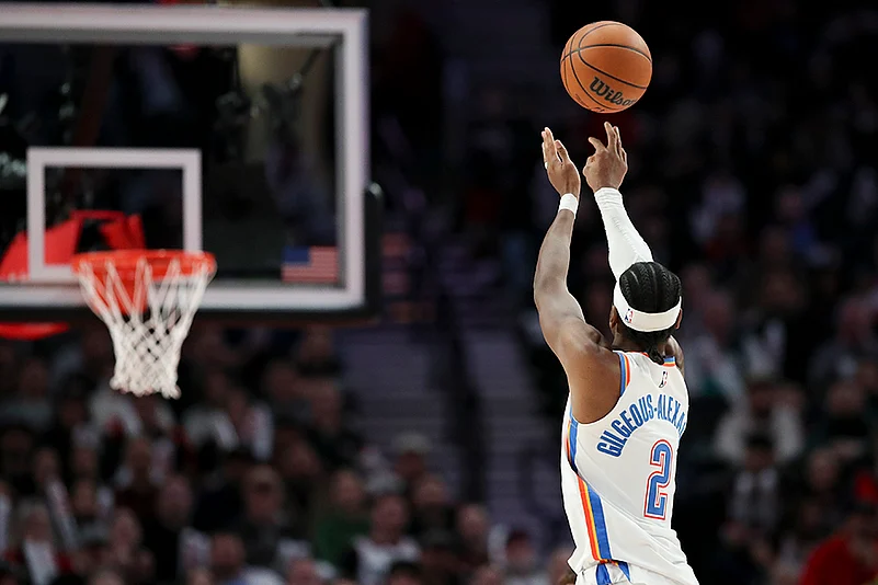 NBA game Oklahoma City Thunder vs Portland Trail Blazers Basketball: Shai Gilgeous-Alexander