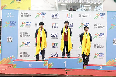 Khelo India Winter Games 2025: 1000M Short Track Men, Ishaan Rahul Darvekar, Maharashtra (Gold)
