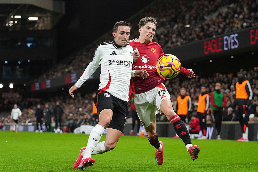 English Premier League soccer Fulham vs Manchester United match gallery: Timothy Castagne