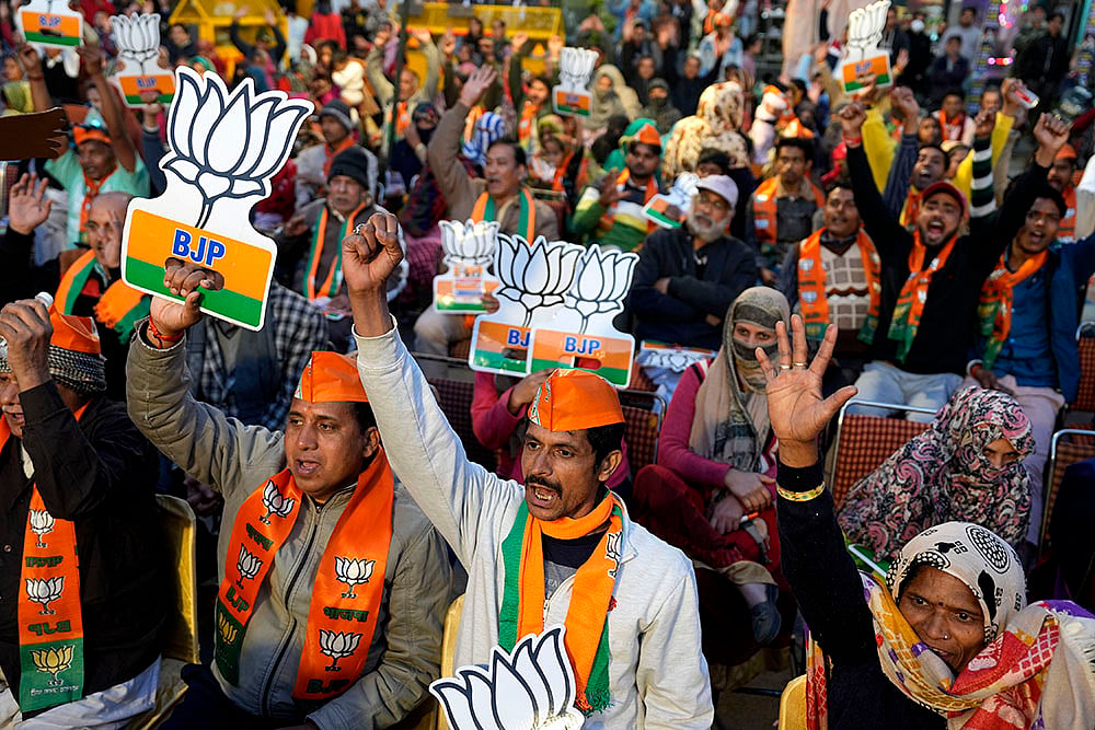 Delhi Assembly poll_BJP campaign Rally in Delhi: 