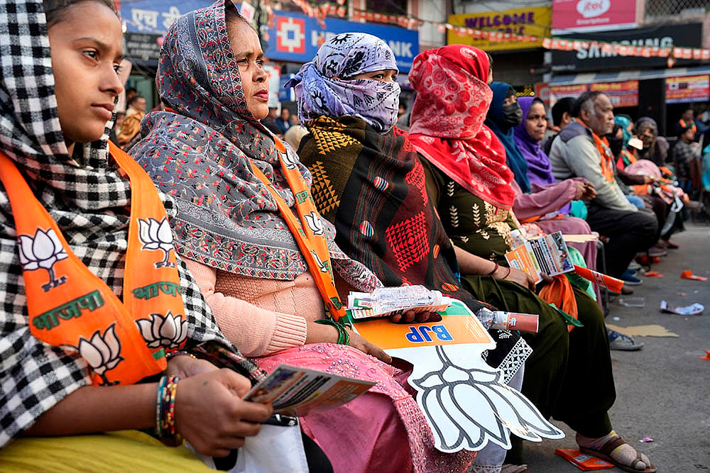 Delhi Assembly poll_BJP campaign Rally in Delhi: 