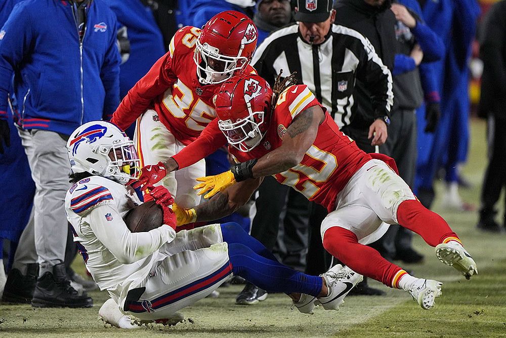 AFC Championship NFL Football Game: Buffalo Bills vs Kansas City Chiefs