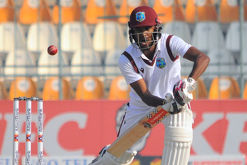 Pakistan West Indies Cricket PAK vs WI 2nd Test match day 2 gallery: Kraigg Brathwaite