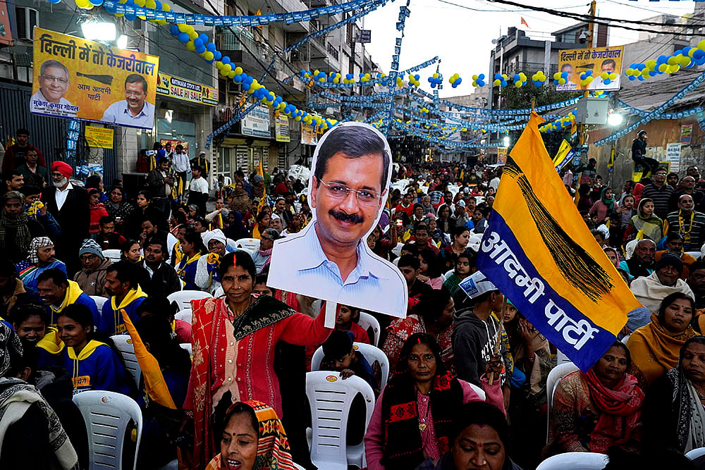 Delhi Assembly poll_AAP campaign in Delhi: 