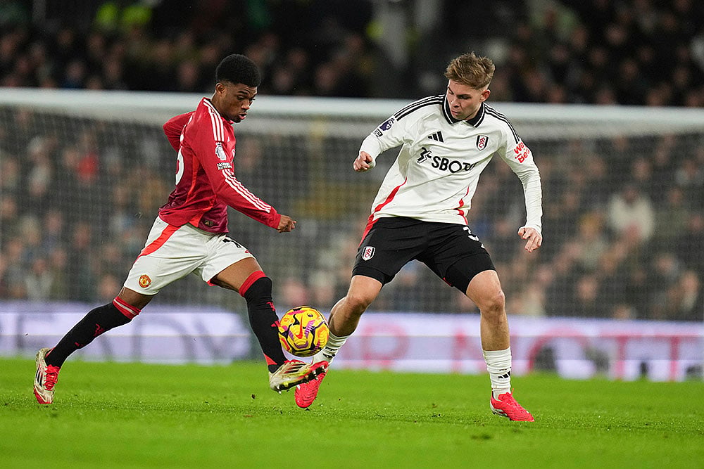 English Premier League soccer Fulham vs Manchester United match gallery: Amad Diallo