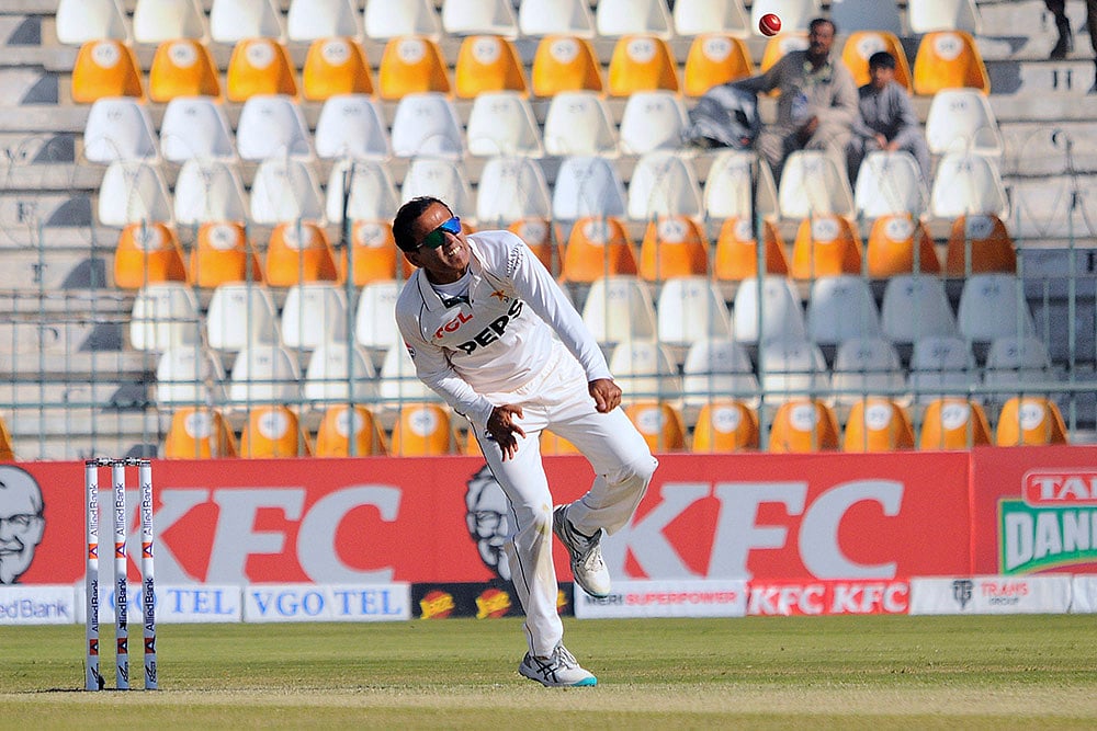 Pakistan vs West Indies Cricket PAK vs WI 2nd Test gallery: Noman Ali