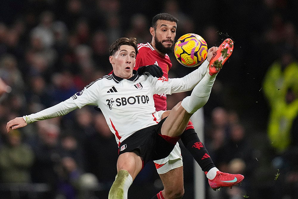 English Premier League soccer Fulham vs Manchester United match gallery: Harry Wilson