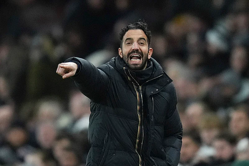 English Premier League soccer Fulham vs Manchester United match gallery: Ruben Amorim
