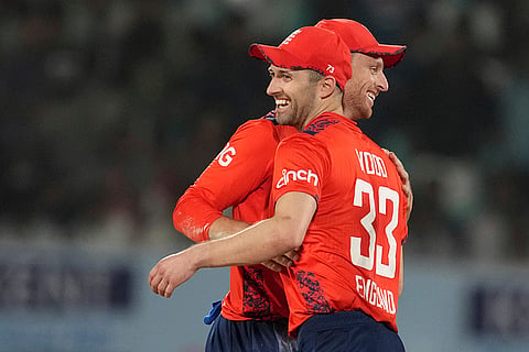 IND vs ENG 3rd T20: Jos Buttler celebrates with Mark Wood after winning the match