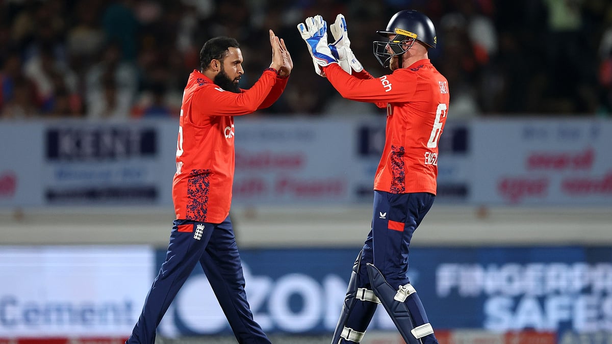 Adil Rashid and Phil Salt