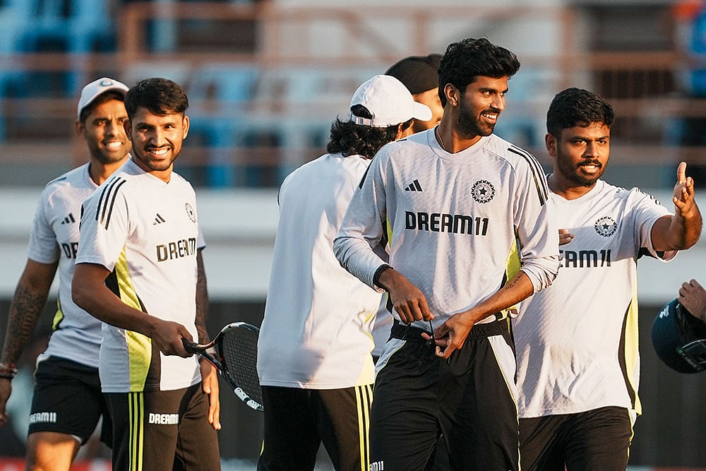 India vs England 3rd T20 Training session