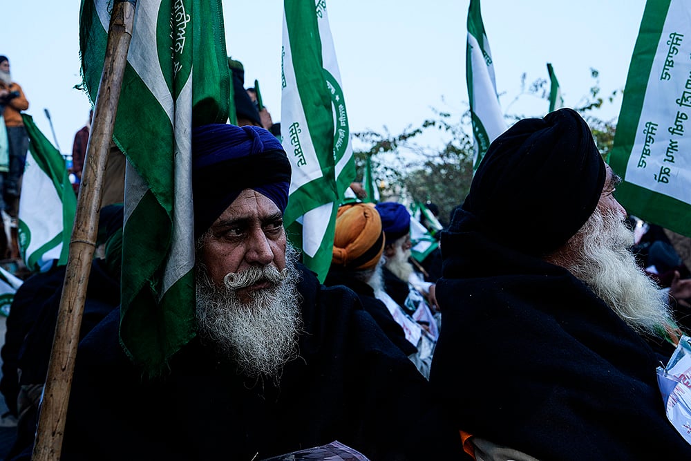 Farmer protest site Farmers protests at Khanauri border in Punjab_4