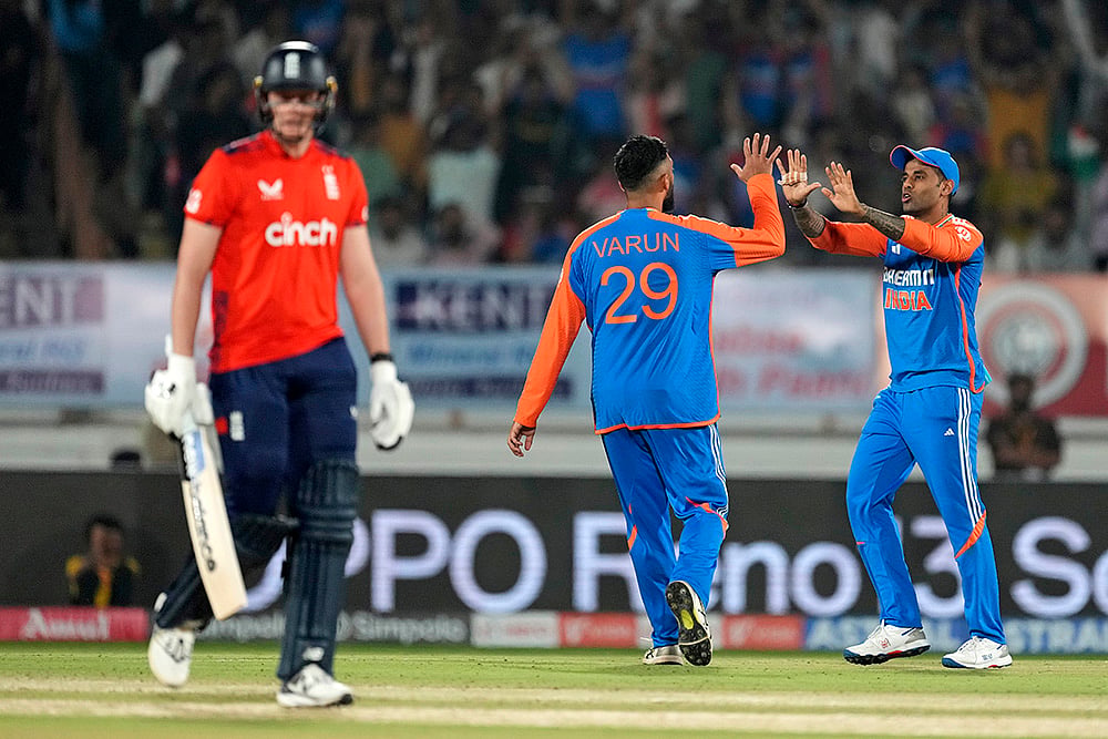 India vs England Cricket IND vs ENG 3rd T20 match in Rajkot: Varun Chakravarthy