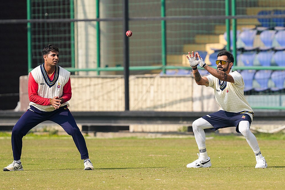 Ranji Trophy: Virat Kohli at Delhis training