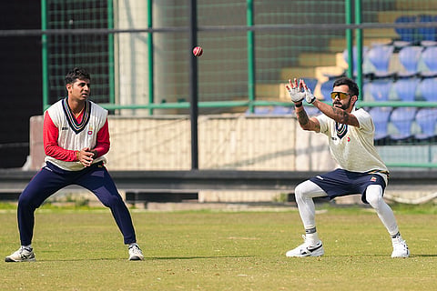 Ranji Trophy: Virat Kohli at Delhi's training