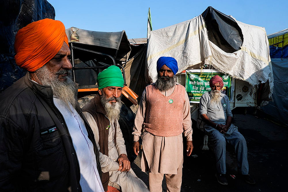 Farmer protest site Farmers protests at Khanauri border in Punjab_7