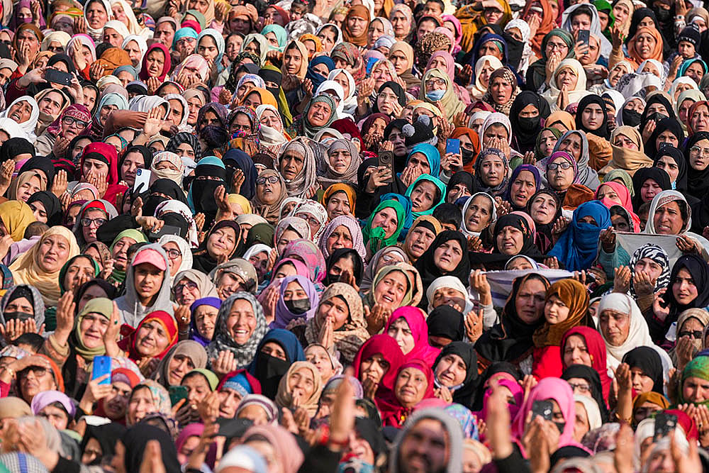 Devotees on Shab-e-Meraj