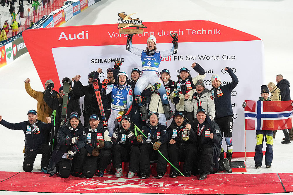 Austria Alpine Skiing World Cup giant slalom pic: Henrik Kristoffersen