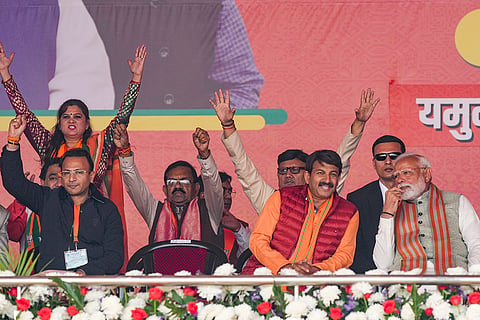 Delhi polls: PM Modi campaigns