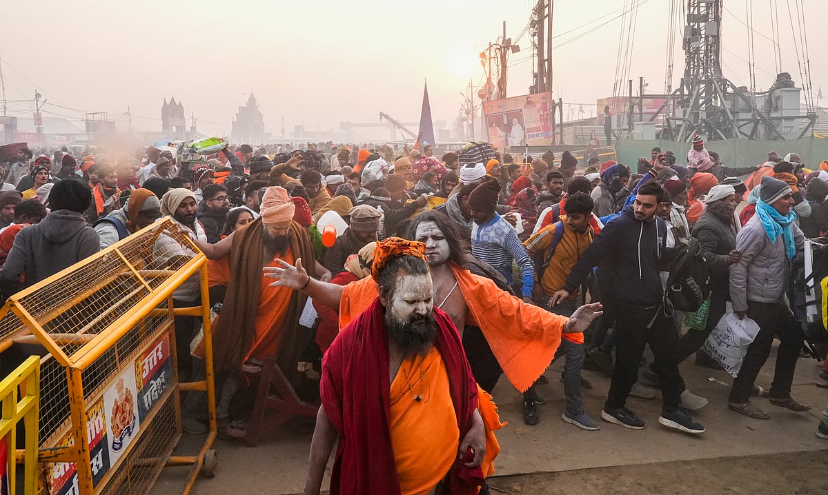 PTI : Seers at Mahakumbh on Wednesday