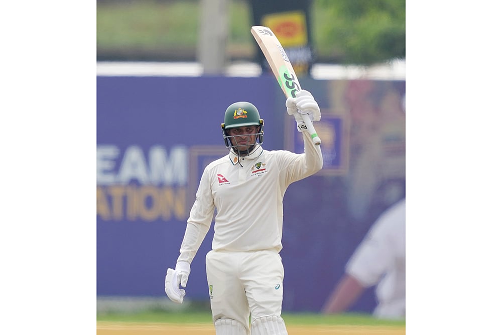 Sri Lanka vs Australia cricket 1st Test match Day 1: Usman Khawaja