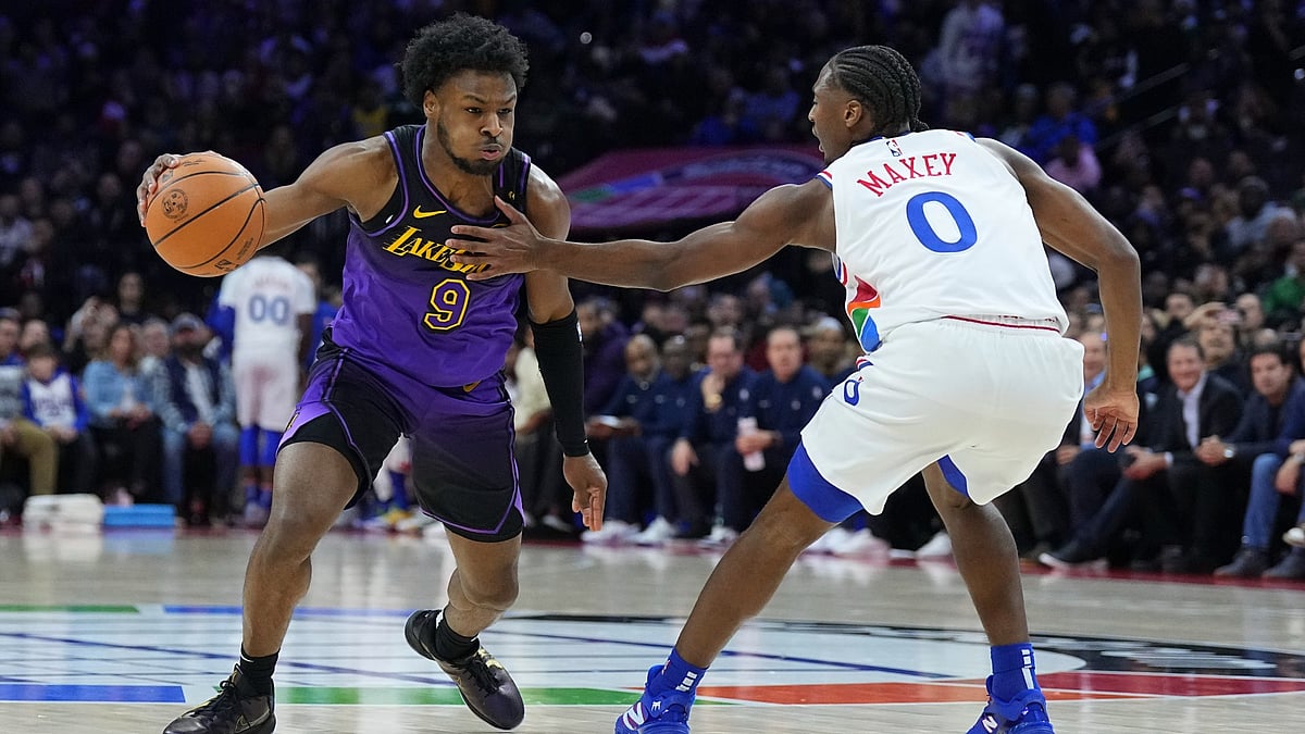Bronny James and Tyrese Maxey.