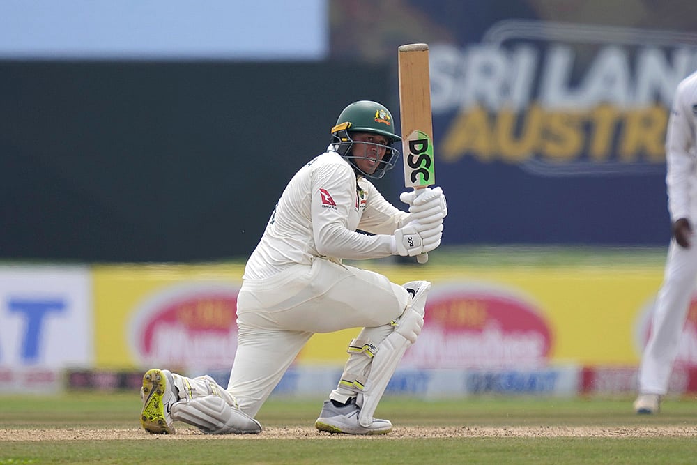 Sri Lanka vs Australia cricket 1st Test match Day 1: Usman Khawaja