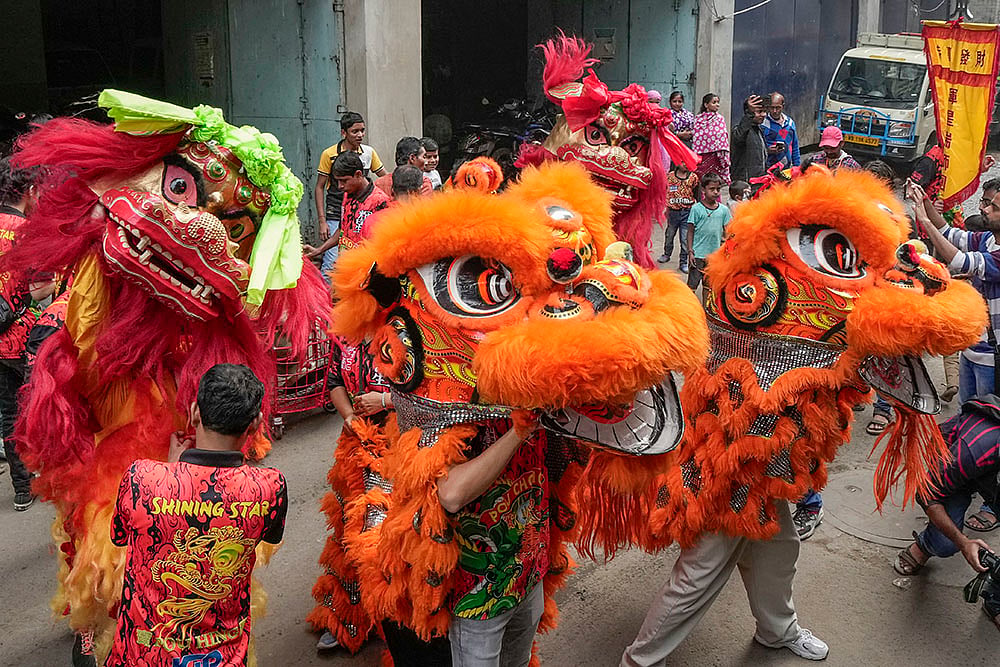 Chinese New Year celebrations in Kolkata