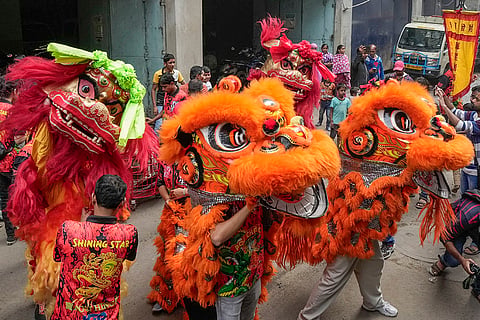 Chinese New Year celebrations in Kolkata