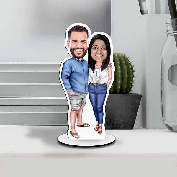 Personalized Couple Caricature