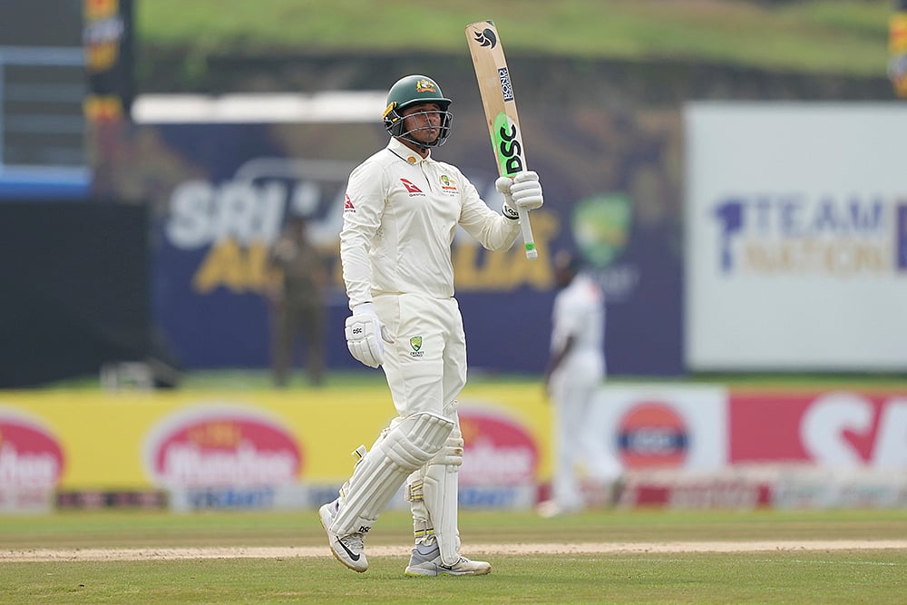 Sri Lanka vs Australia Cricket SL vs AUS 1st Test Day 2 photo: Usman Khawaja