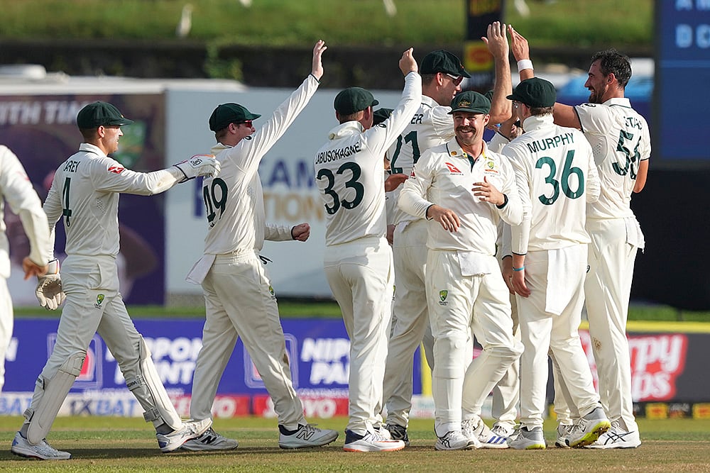 Sri Lanka vs Australia Cricket SL vs AUS 1st Test Day 2 photo: Mitchell Starc