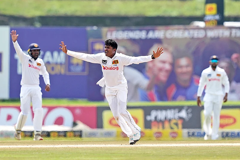Sri Lanka vs Australia Cricket SL vs AUS 1st Test Day 2 photo: Jeffrey Vandersay