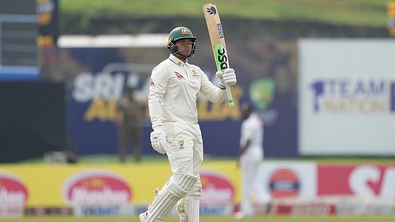 Sri Lanka vs Australia Cricket SL vs AUS 1st Test Day 2 photo: Usman Khawaja