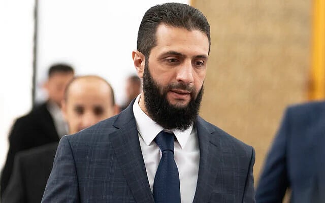 AP : Ahmad al-Sharaa named Syria's interim president