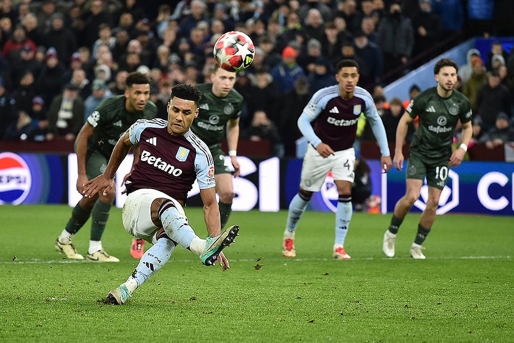 UEFA Champions League soccer Aston Villa Vs Celtic match photo: Ollie Watkins