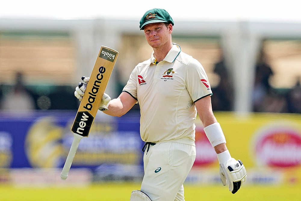 Sri Lanka vs Australia Cricket SL vs AUS 1st Test Day 2 photo: Steven Smith 