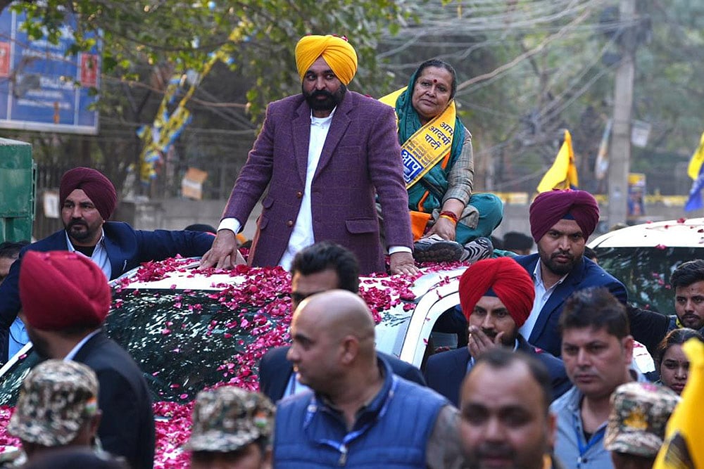 Delhi Assembly elections 2025- AAP campaign_Bhagwant Mann