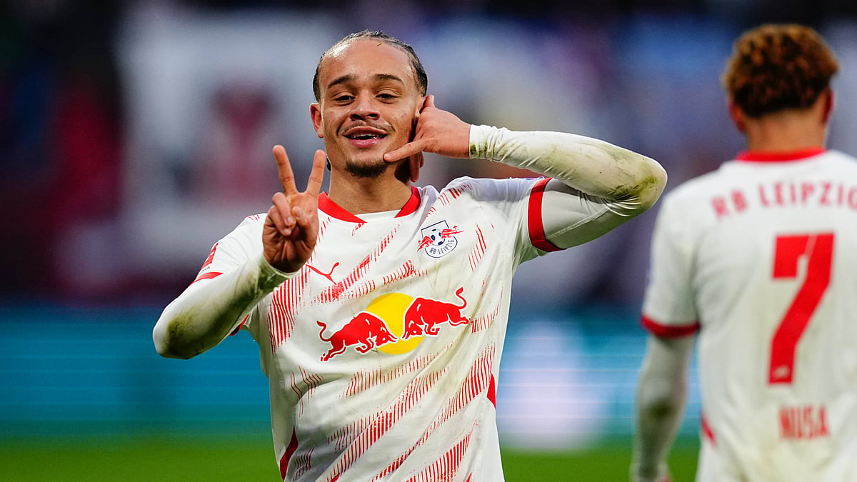 Xavi Simons has scored four league goals for RB Leipzig this season.