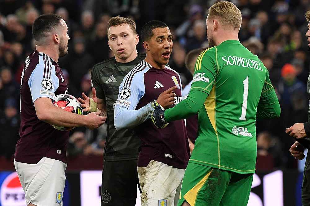 UEFA Champions League soccer Aston Villa Vs Celtic match photo: Youri Tielemans