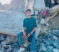 @i.sanadosama via Instagram : Sanad Osama Al-Qadi visits his home in Rafah after the ceasefire (representative image)