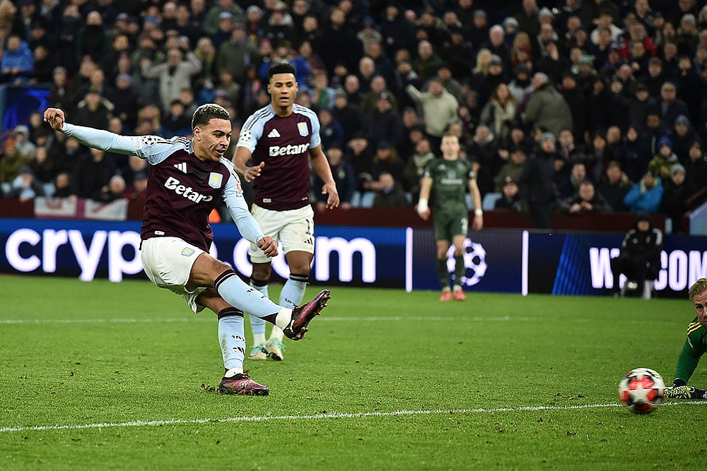 UEFA Champions League soccer Aston Villa Vs Celtic match photo: Morgan Rogers