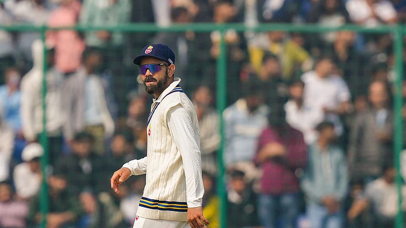Delhis Virat Kohli on the first day of a Ranji trophy. AP Photo