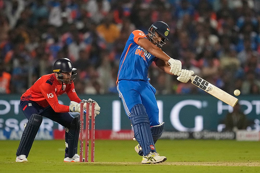 India vs England Cricket IND vs AUS 4th T20I pics from Pune: Shivam Dube 